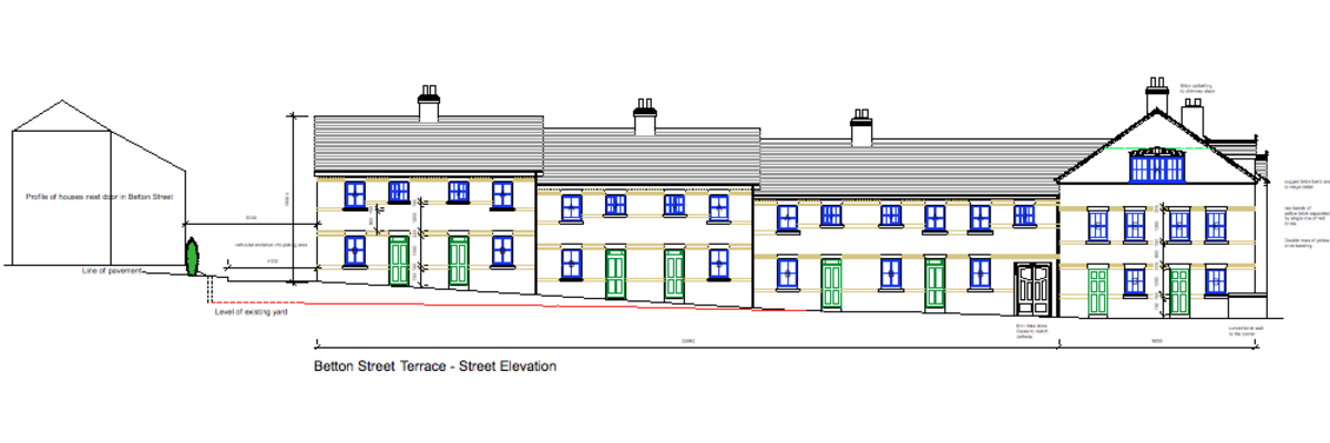 Terraced Houses Drawing