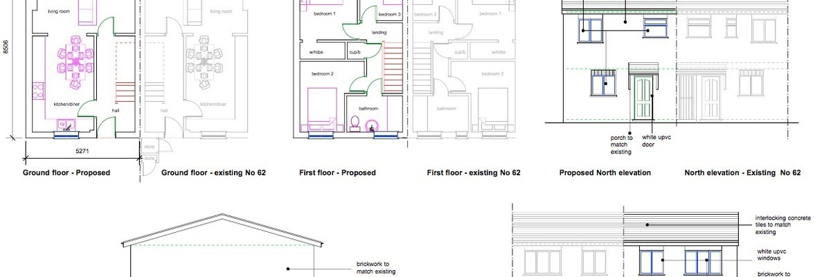 End Of Terrace House Extension Architect Drawings